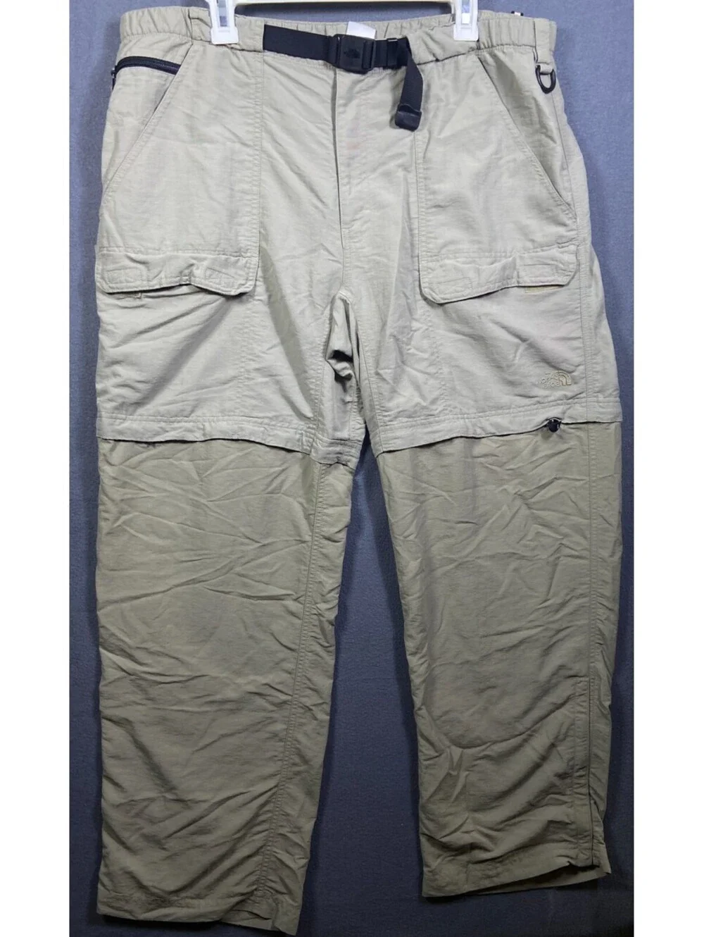The North Face Paramount Peak Convertible Hiking 38x30 Pants Belt Men's XL Short